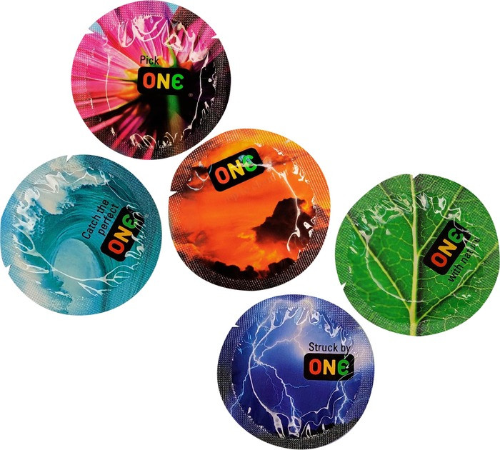 Набір презервативів ONE Color Sensations різнобарвні 100 шт., фото 1