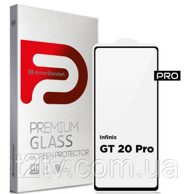 Скло захисне Armorstandart Pro Infinix GT 20 Pro Black (ARM77782), фото 1