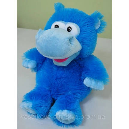 Бегемот розмір 52*47 арт 29.02.02/2 (синій), фото 1