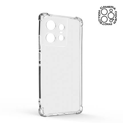 Чохол накладка ArmorStandart TPU Air Force для Motorola Edge 50 Pro Camera Cover Clear (ARM77362), фото 3