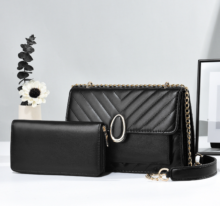 Набір жіноча міні сумочка клатч + жіночий гаманець на блискавці, жіноча сумка з гаманцем, фото 1