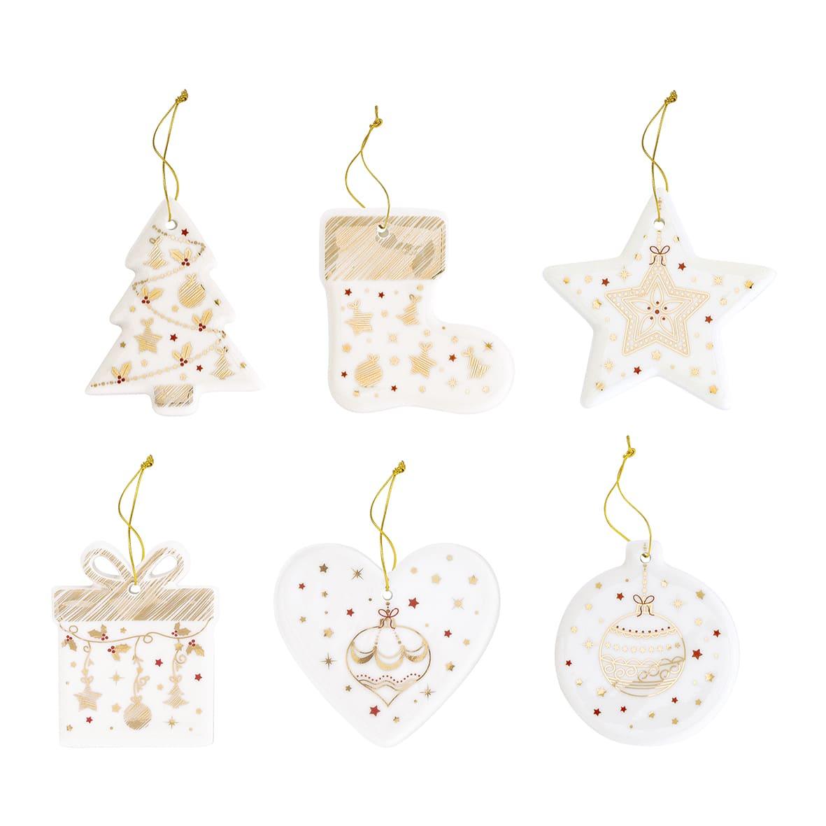 Набір із 6 ялинкових іграшок Easy Life Christmas Lights 7 см