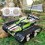 Конструктор гоночна машина на гусеничному ходу на дистанційному керуванні на 415 деталей, фото 7