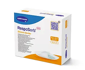 Самоклеюча силіконова пов'язка з суперабсорбуючим полімером RespoSorb® Silicone Border 10 х 10см 1 шт