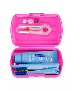 Дорожний набір Curaprox BE YOU pink/blue