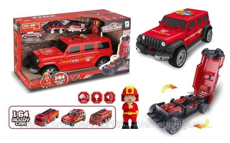 Машина-гараж 660 А-256 (24/2) световые и звуковые эффекты, в коробке [Склад зберігання: Одеса №4]