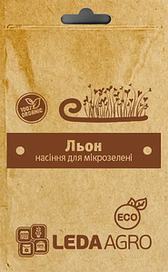 Насіння мікрозелені Льон 5г Леда Агро