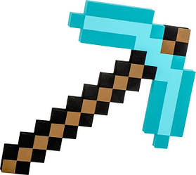 Зачарована Алмазна кірка Minecraft Оригінал 45 см
