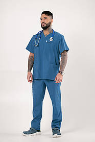 Медичний чоловічий стрейч-костюм Балтімор, Джинс