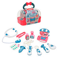 Дитячий ігровий набір лікаря 623-808, шприц, стетоскоп, аксесуари