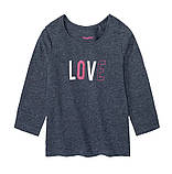 Кофта реглан лонгслів на дівчинку Lupilu р.98-104 - 2-4 роки, фото 2