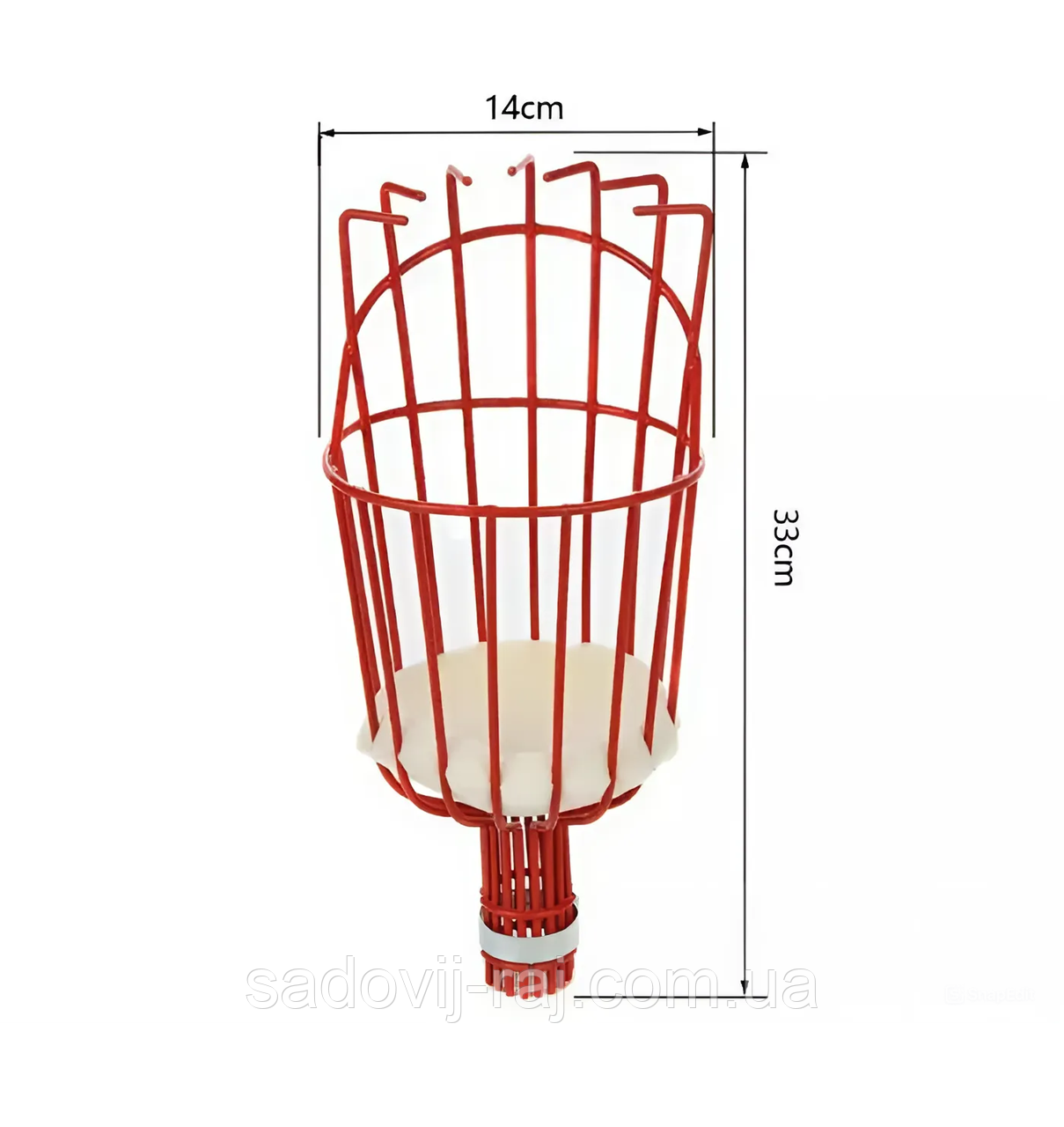 Плодознімач червоний 140 мм Strend Pro / Стенд Про 211846 Словаччина, фото 1