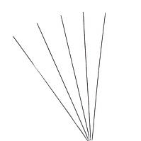 Спиці шкарпеткові SpagoYarn (тефлон) 20 см № 2.5