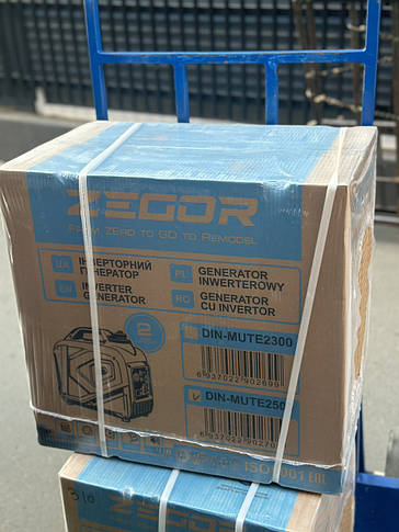 Генератор бензиновий інверторний 2.5 кВт ZEGOR DIN-MUTE2500, фото 4