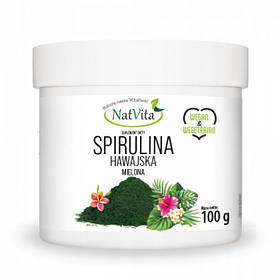 Hawaiian Spirulina Algae Ground Anemia Natural Immunity 100 г NatVita