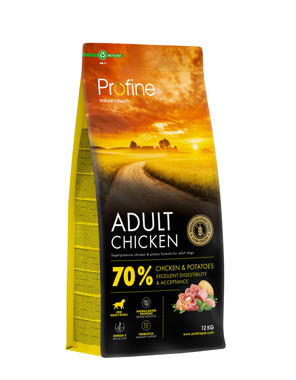 Сухий корм для збалансованого харчування Profine Adult Chicken Профайн для дорослих собак з куркою 12 кг