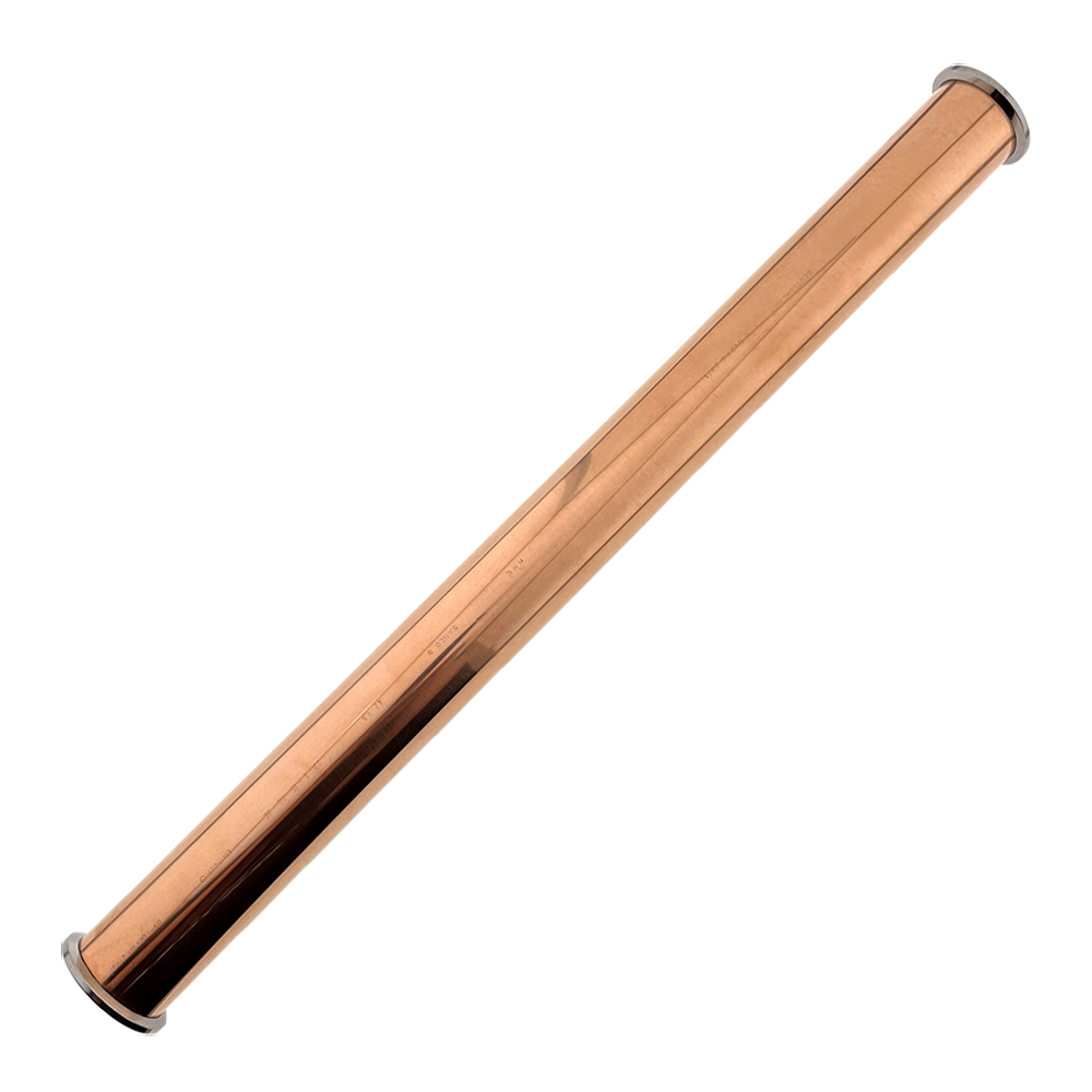 Мідна царга 1.5" Ø42 мм, L 500 мм, кламп