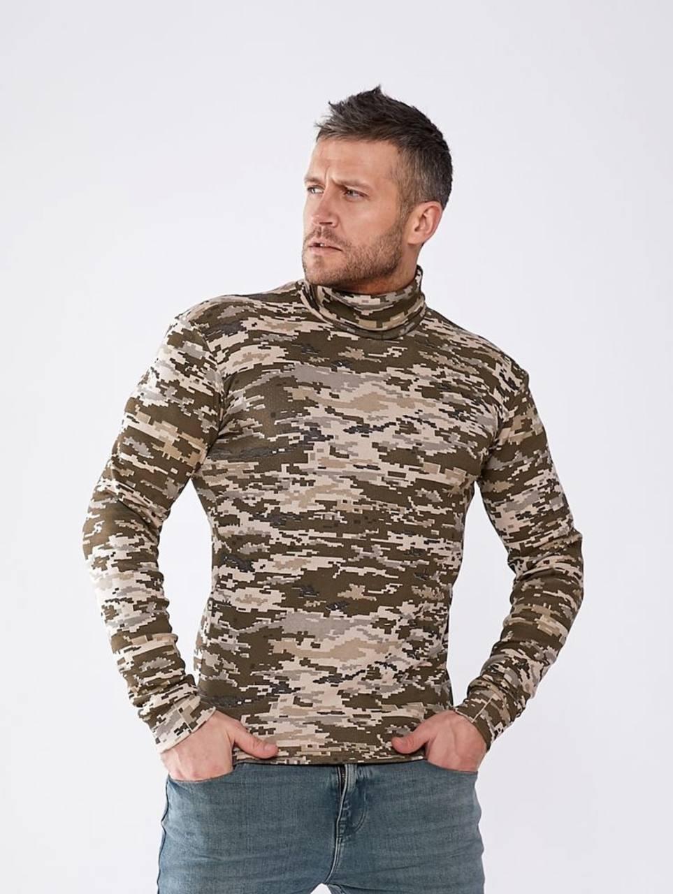 Гольф бавовняний з начісом піксель розмір 2XL (50-52)
