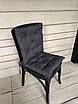 Подушка для стільців (38x38х5 см) Decorator Sawana колір темно-сірий 84-040, фото 4