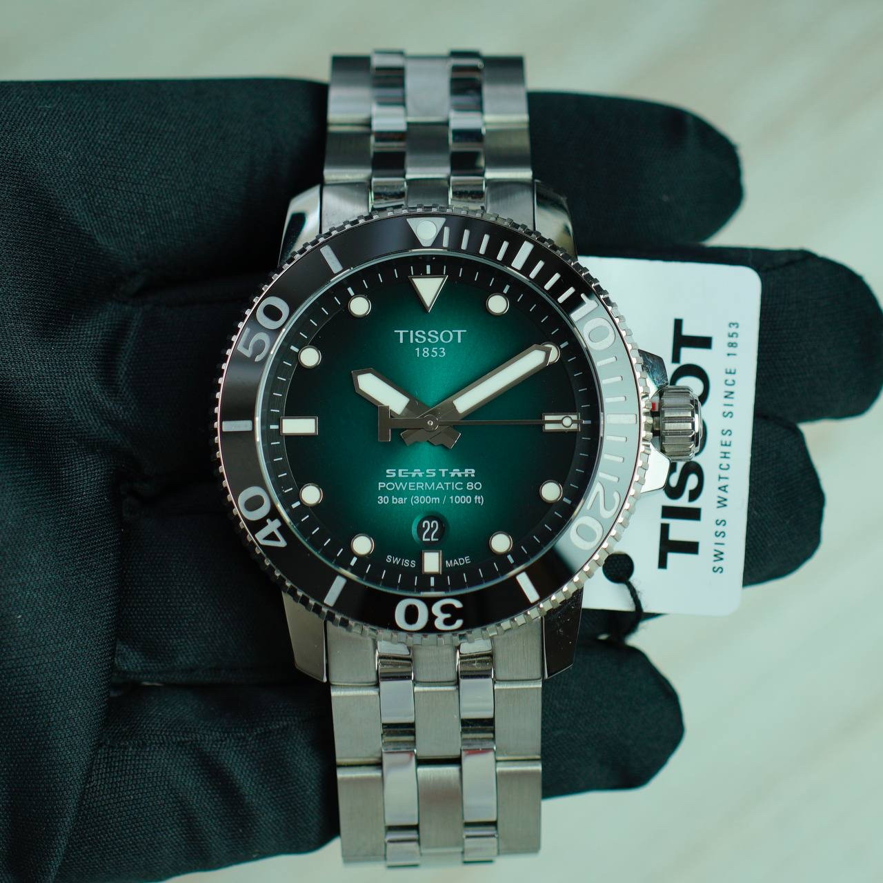 Чоловічі Годинники TISSOT SEASTAR 1000 POWERMATIC 80 T120.407.11.091.01