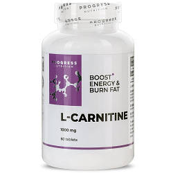 Л-Карнітин Progress Nutrition L-Carnitine 60000 mg (60 таблеток)