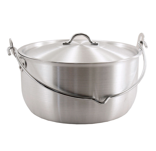 Котел алюмінієвий турист 20 л з кришкою та дужкою, фото 1