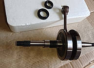 HONDA 50 2T TOPIC AF38 (щітки 34 mm) Коленвал + сальники/місяць якісний