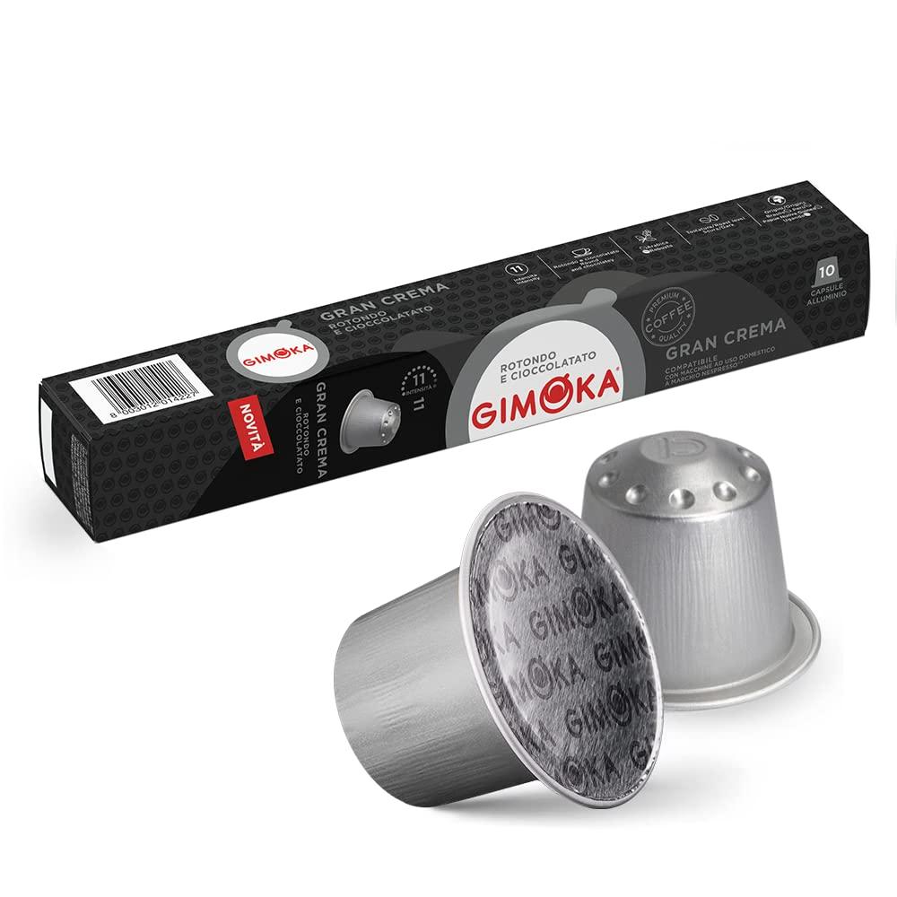 Поштучно кава в капсулах Gimoka Nespresso Gran Crema 10 шт. Джимока Еспресо