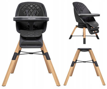 Дитячий стільчик для годування MUUVO Choc 2, фото 1