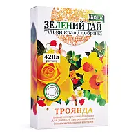 Добриво для троянд Зелений гай Аква, коробка 300 грам