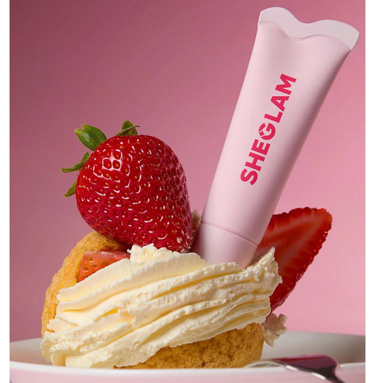 Зволожуючий бальзам для губ Sheglam Crystal Glaze Moisturizing Lip Care Strawberry Milk 10 мл, фото 1