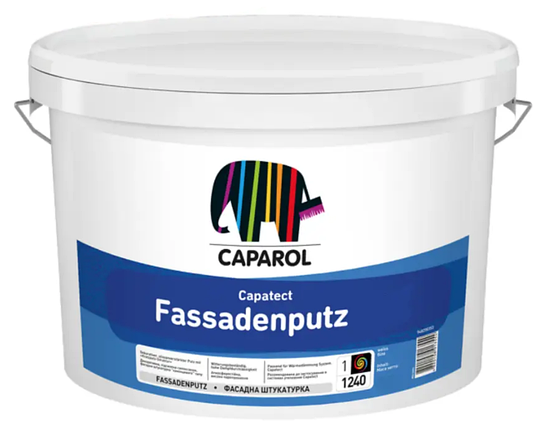 Штукатурка фасадна Caparol Capatect-Fassadenputz R20 Weiß 25кг, фото 1