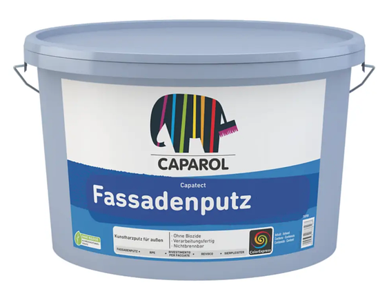 Штукатурка фасадна, декоративна для стін, Caparol Capatect-Fassadenputz К20 Transparent ( пот тонировку) 25 кг, фото 1
