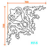 Набірний кут 5 (700х700 мм), фото 6