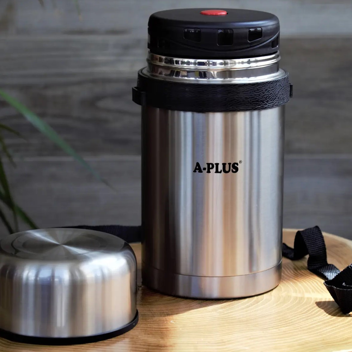 Харчовий термос на 1 л із високоякісної неіржавкої сталі 18/8 A-Plus AP-1664, фото 1