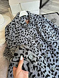 Жіноча тепла сорочка флісова в леопардовий принт (р. 42-48) 63131079, фото 2