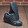 Чоловічі шкіряні кросівки (натуральна шкіра) чорні демісезонні для чоловіків на весну осінь, розміри 40-45, фото 3