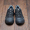 Чоловічі шкіряні кросівки (натуральна шкіра) чорні демісезонні для чоловіків на весну осінь, розміри 40-45, фото 4