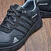 Чоловічі шкіряні кросівки (натуральна шкіра) чорні демісезонні для чоловіків на весну осінь, розміри 40-45, фото 8