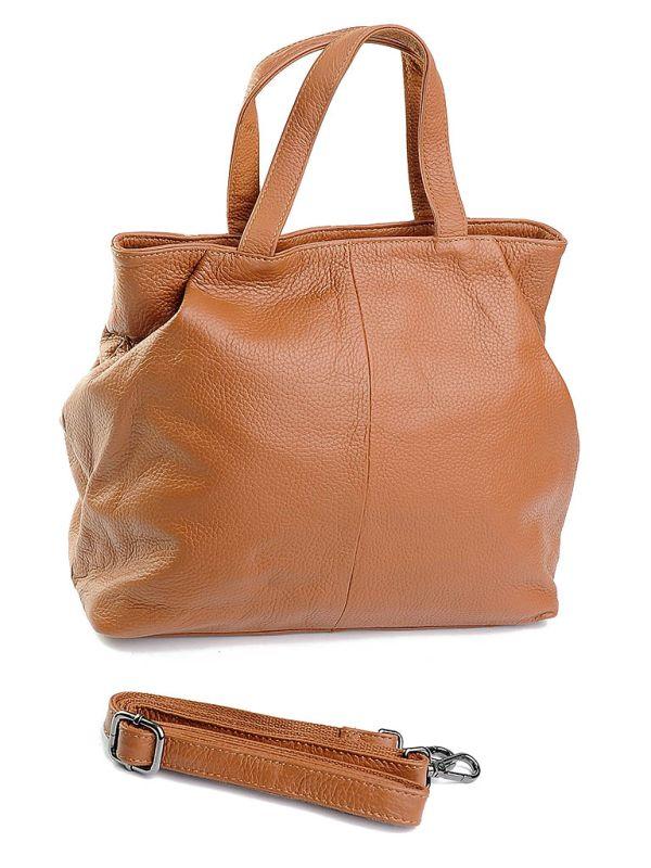 Жіноча шкіряна сумка 5001 Brown.Купити жіночі сумки гуртом і в роздріб із натуральної шкіри в Україні
