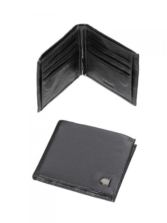 Чоловіче шкіряне портмоне MD555-15 Black.Купити чоловічі гаманці trandbags.com.ua
