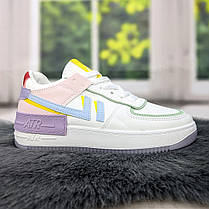 Кросівки кеди жіночі білі з бузковим Veagia 4565, фото 2