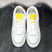 Кросівки кеди жіночі білі з бузковим Veagia 4565, фото 3