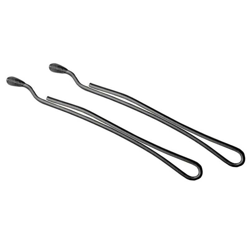 Невидимки Tico Professional обрізані (300678) - Коричневі (довжина 40 мм, вага 100 грам)