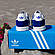 РОЗПРОДАЖ+безкоштовна доставка Чоловічі Кросівки кеди Adidas Gazelle сині, фото 4