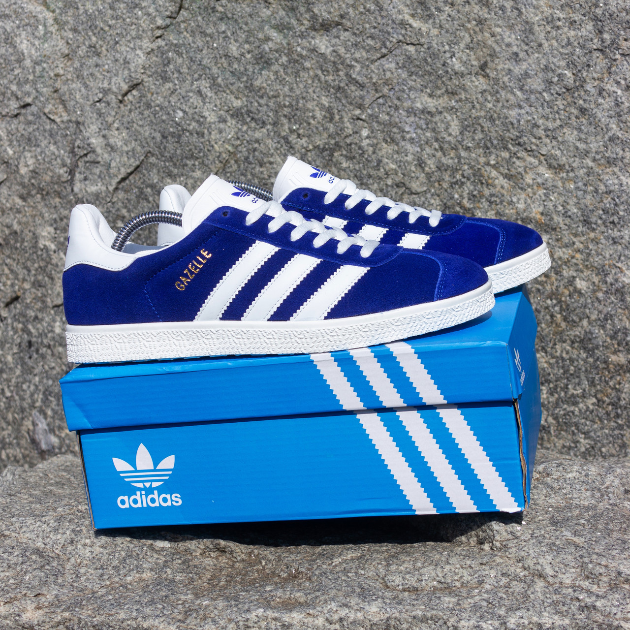 РОЗПРОДАЖ Чоловічі Кросівки кеди Adidas Gazelle сині