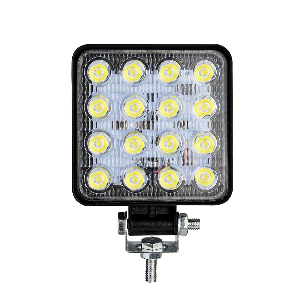 Фара LED квадратна 48W 6000K (16 діодів) (11см х 11см х 1.5см)