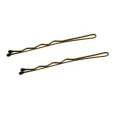 Невидимки для волосся хвилясті Tico Professional - Коричневі (довжина 40 мм, вага 200 грам) (300511)