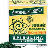 SPIRULINA CRUNCHY витамины минералы суперфуды 100г 0,1кг АУРОСПИРУЛ, фото 3