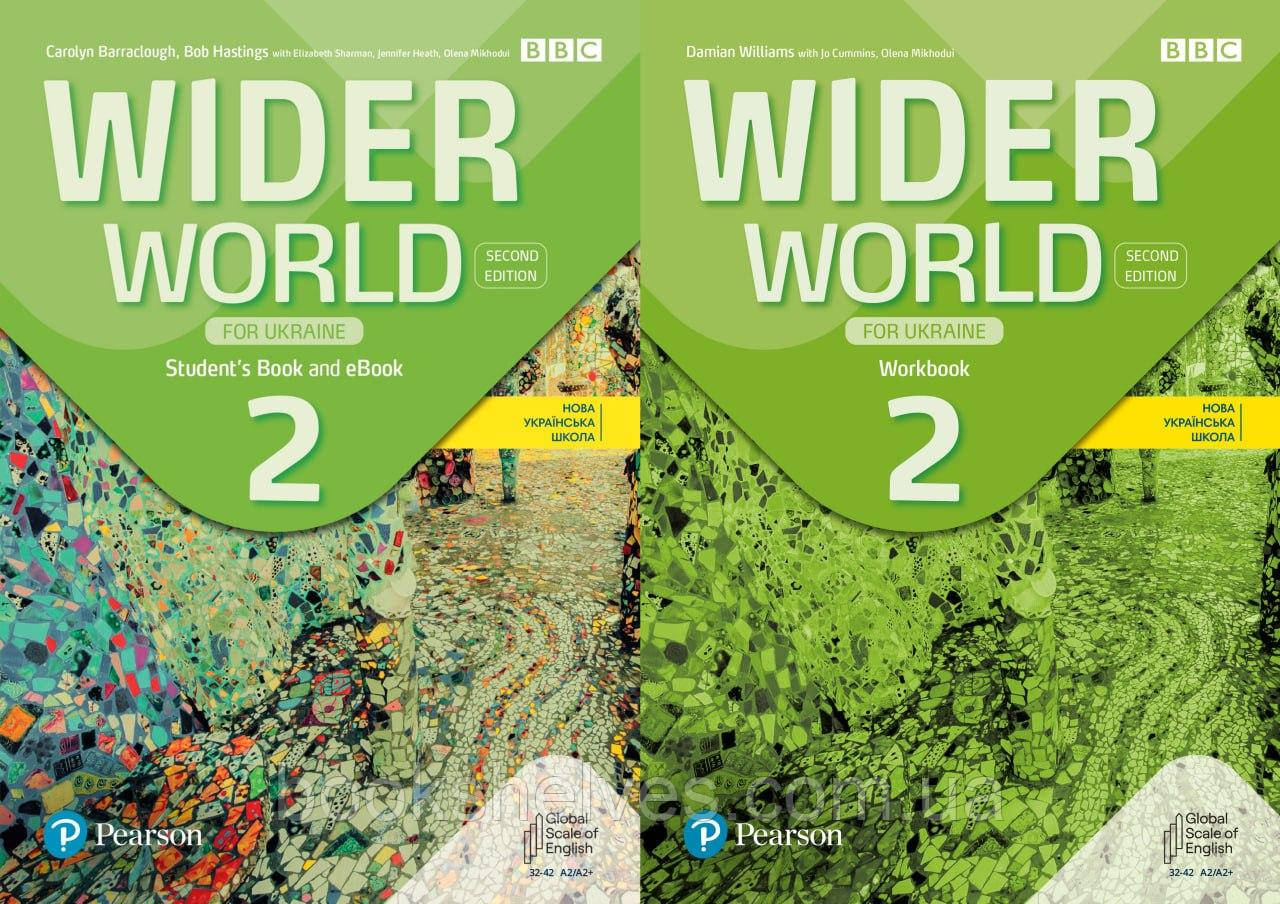 Підручник + робочий зошит Wider World 2nd edition Ukraine 2 Student Book + workboo